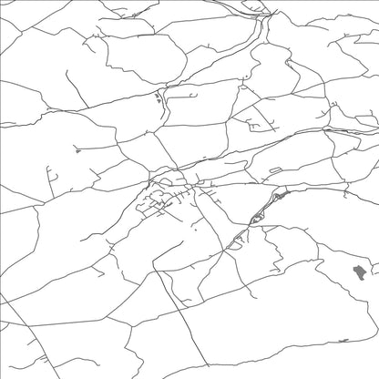 ROAD MAP OF ST KEVERNE, UNITED KINGDOM BY MAPBAKES