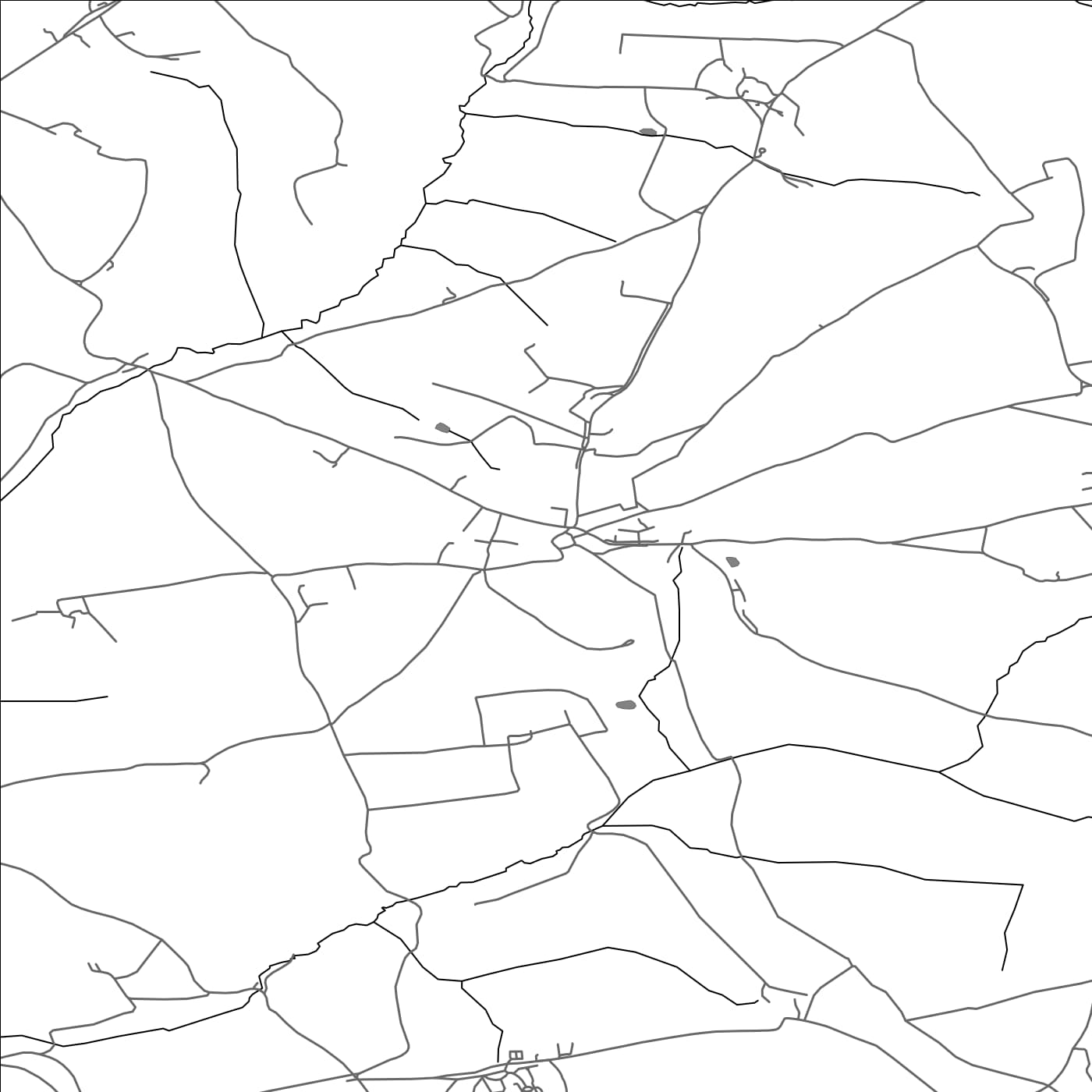 ROAD MAP OF ST MABYN, UNITED KINGDOM BY MAPBAKES