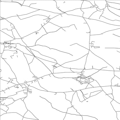 ROAD MAP OF ST MINVER HIGHLANDS, UNITED KINGDOM BY MAPBAKES