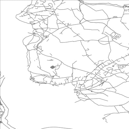 ROAD MAP OF ST MINVER LOWLANDS, UNITED KINGDOM BY MAPBAKES