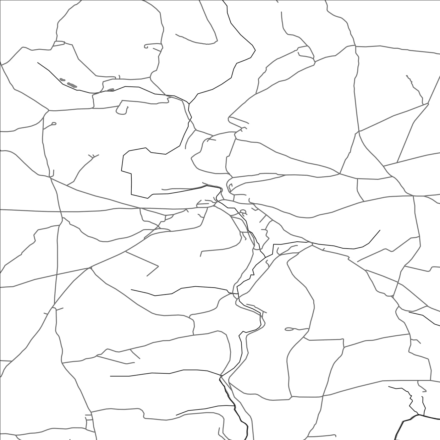 ROAD MAP OF ST NEOT, UNITED KINGDOM BY MAPBAKES