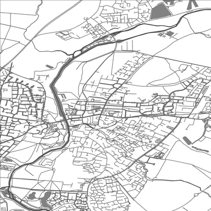 ROAD MAP OF ST NEOTS, UNITED KINGDOM BY MAPBAKES