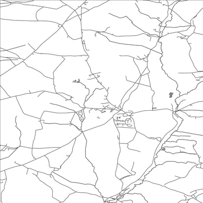 ROAD MAP OF ST TEATH, UNITED KINGDOM BY MAPBAKES