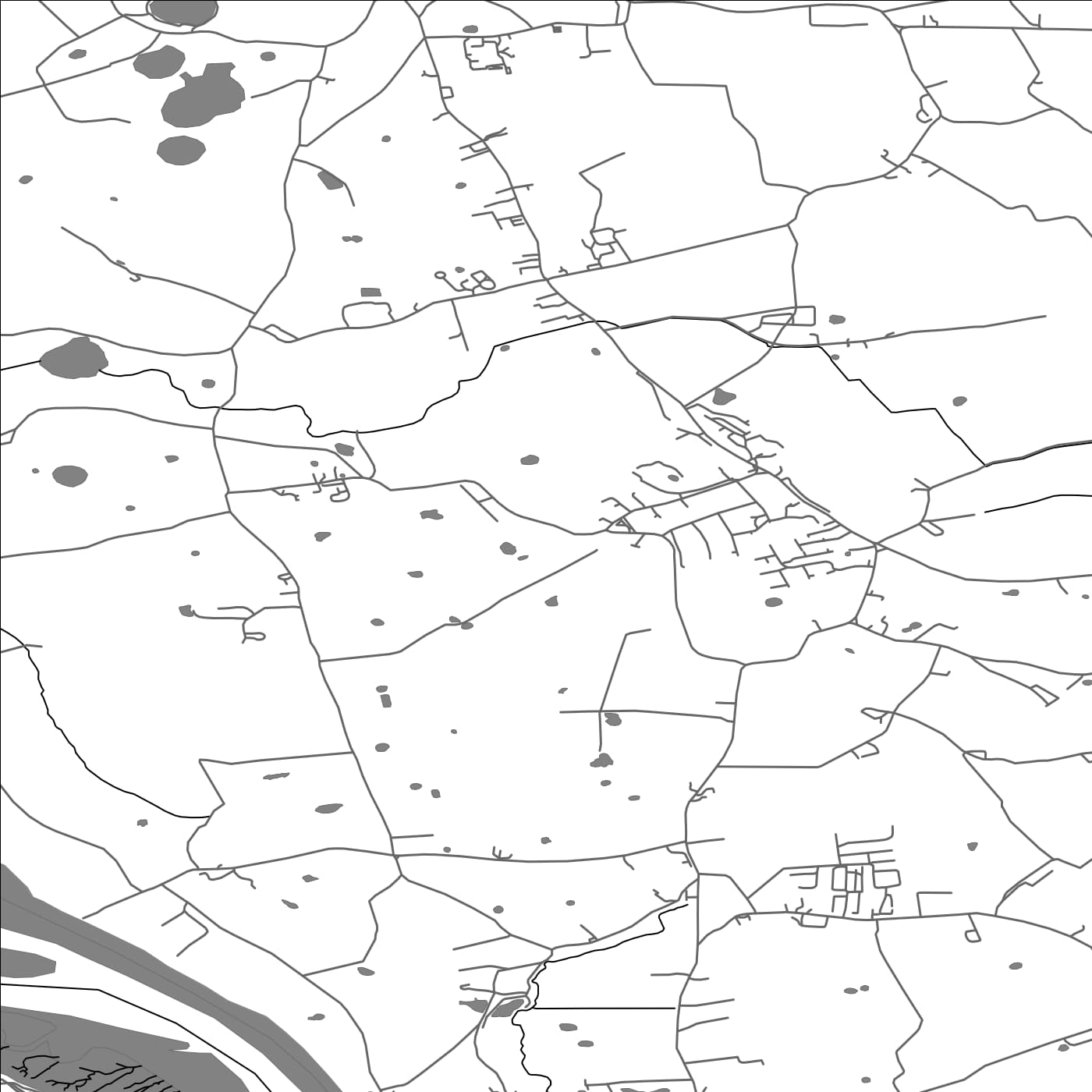 ROAD MAP OF STALMINE-WITH-STAYNALL, UNITED KINGDOM BY MAPBAKES