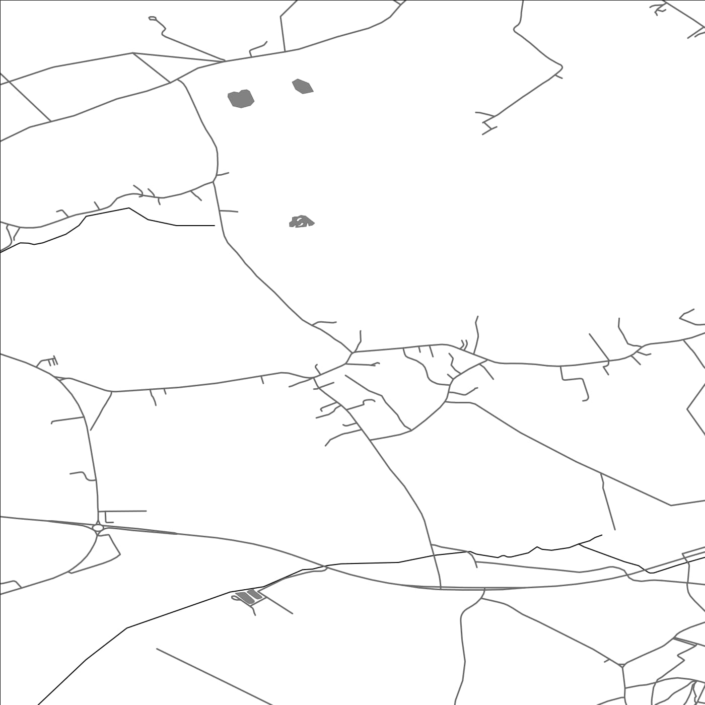 ROAD MAP OF STANBRIDGE, UNITED KINGDOM BY MAPBAKES