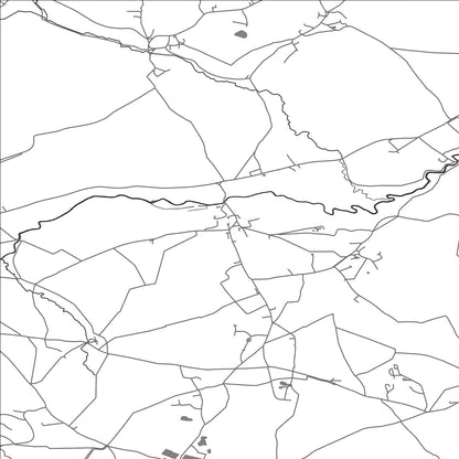 ROAD MAP OF STANTON DREW, UNITED KINGDOM BY MAPBAKES