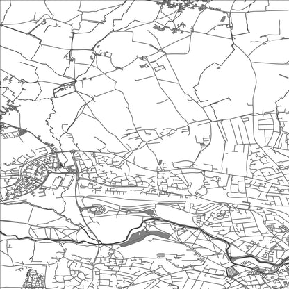 ROAD MAP OF STAPLEGROVE, UNITED KINGDOM BY MAPBAKES