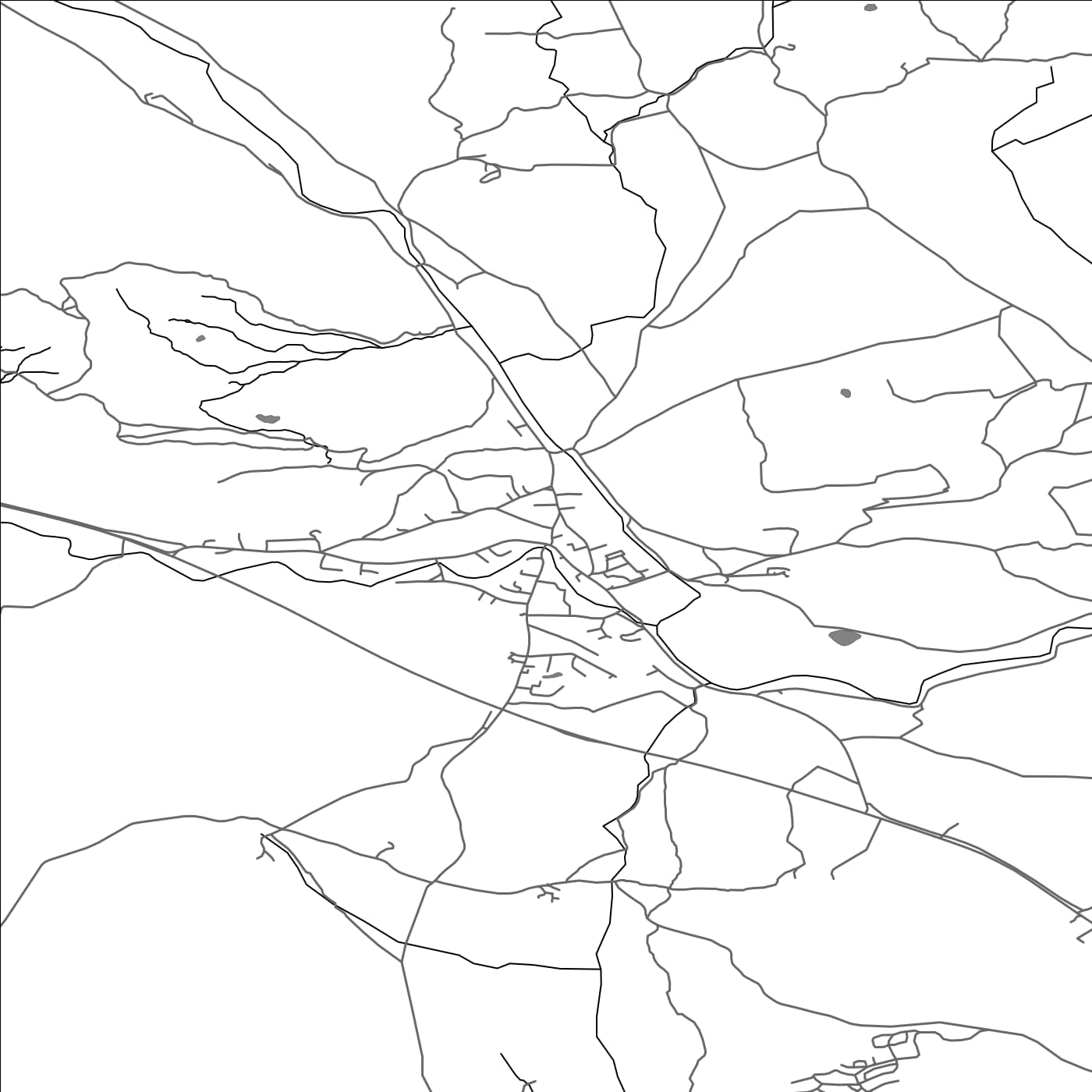 ROAD MAP OF STAVELEY, UNITED KINGDOM BY MAPBAKES