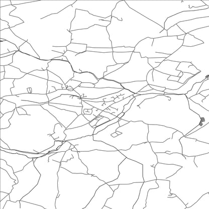 ROAD MAP OF STITHIANS, UNITED KINGDOM BY MAPBAKES