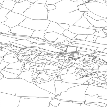 ROAD MAP OF STOCKSBRIDGE, UNITED KINGDOM BY MAPBAKES