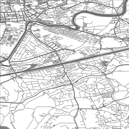 ROAD MAP OF STOCKTON HEATH, UNITED KINGDOM BY MAPBAKES