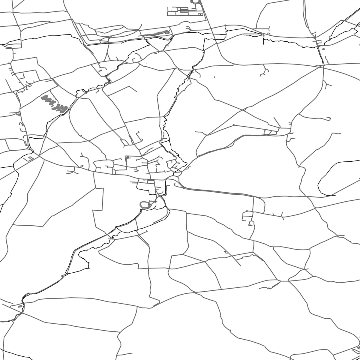 ROAD MAP OF STOGURSEY, UNITED KINGDOM BY MAPBAKES