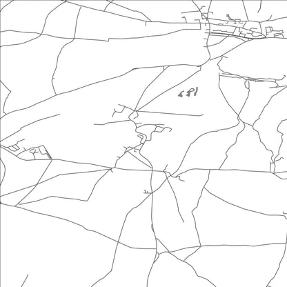 ROAD MAP OF STON EASTON, UNITED KINGDOM BY MAPBAKES