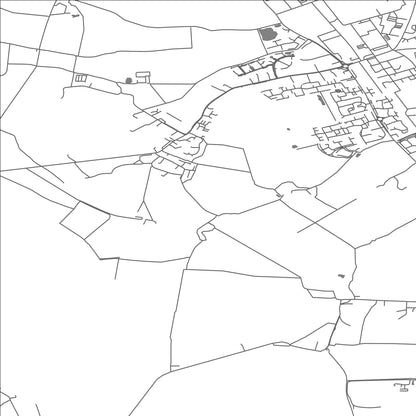 ROAD MAP OF STONDON, UNITED KINGDOM BY MAPBAKES