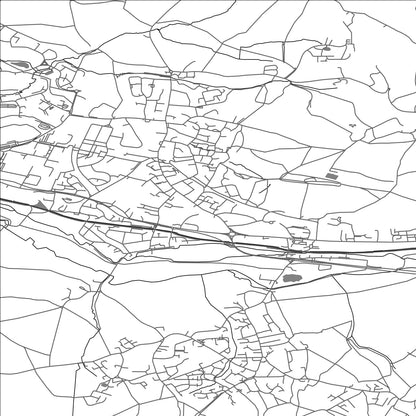 ROAD MAP OF STONEHOUSE, UNITED KINGDOM BY MAPBAKES