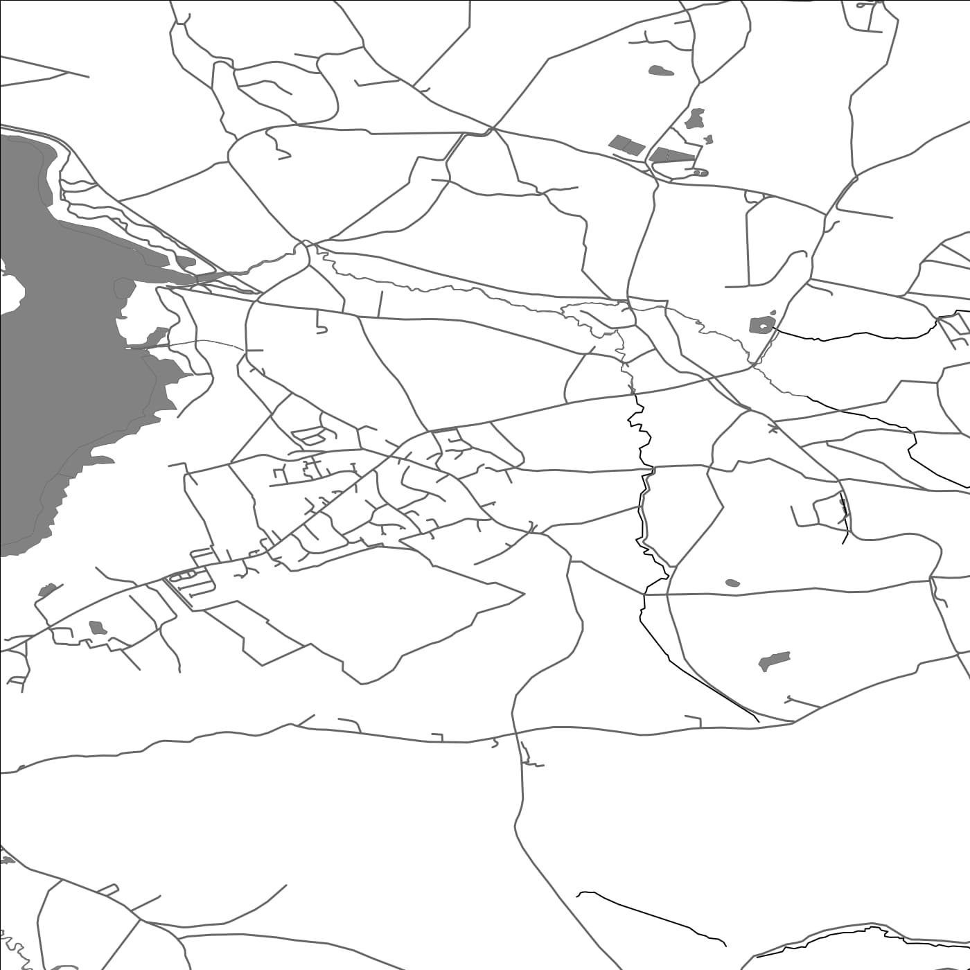 ROAD MAP OF STOWEY-SUTTON, UNITED KINGDOM BY MAPBAKES