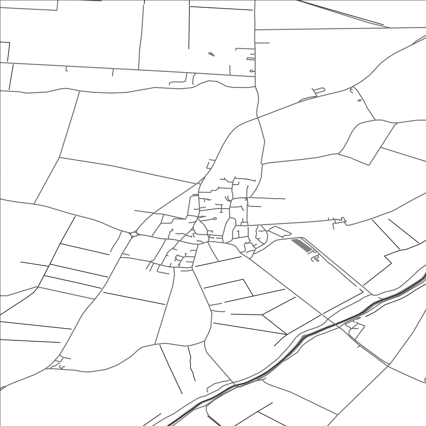 ROAD MAP OF STRETHAM, UNITED KINGDOM BY MAPBAKES