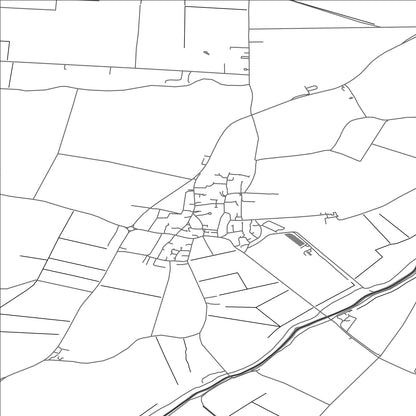 ROAD MAP OF STRETHAM, UNITED KINGDOM BY MAPBAKES