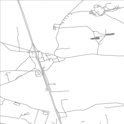 ROAD MAP OF STRETTON, UNITED KINGDOM BY MAPBAKES