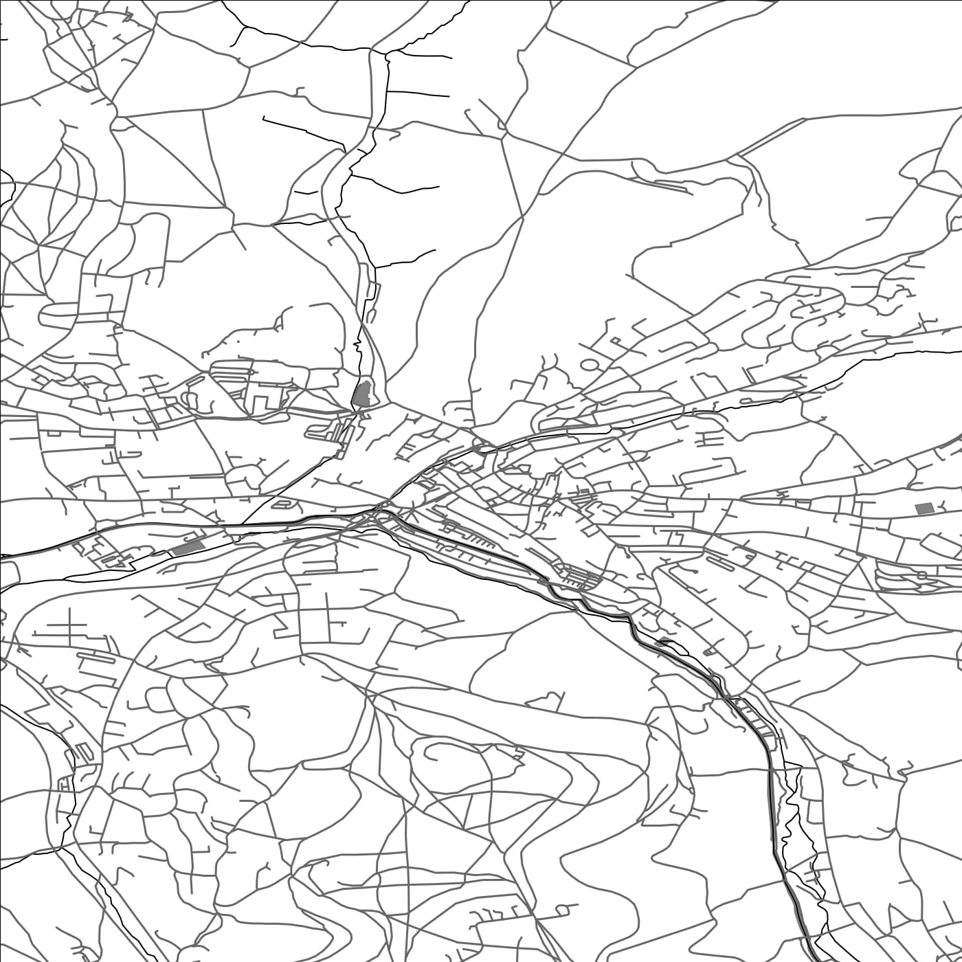 ROAD MAP OF STROUD, UNITED KINGDOM BY MAPBAKES