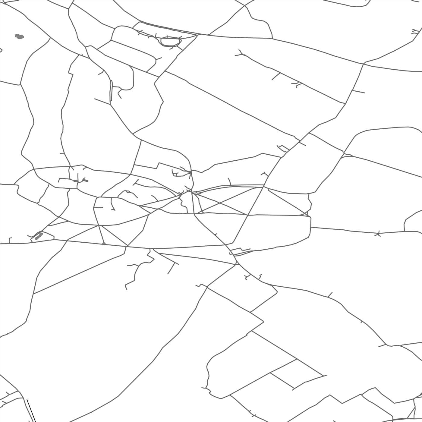 ROAD MAP OF STUDHAM, UNITED KINGDOM BY MAPBAKES