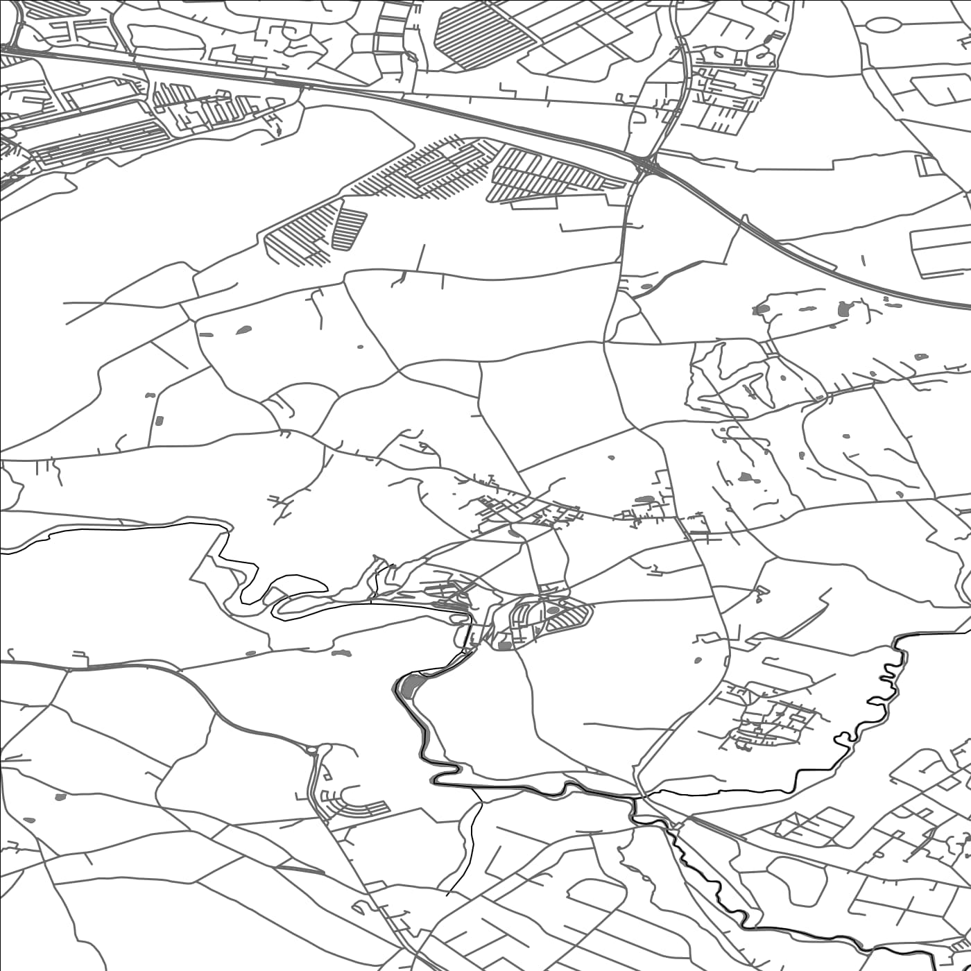 ROAD MAP OF STYAL, UNITED KINGDOM BY MAPBAKES