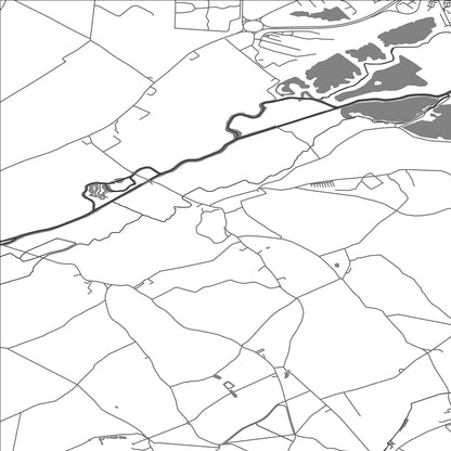 ROAD MAP OF SULHAMSTEAD, UNITED KINGDOM BY MAPBAKES