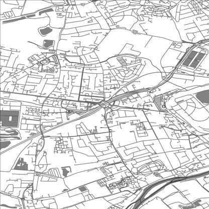 ROAD MAP OF SUNBURY-ON-THAMES, UNITED KINGDOM BY MAPBAKES