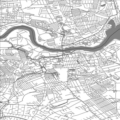 ROAD MAP OF SUNDERLAND, UNITED KINGDOM BY MAPBAKES