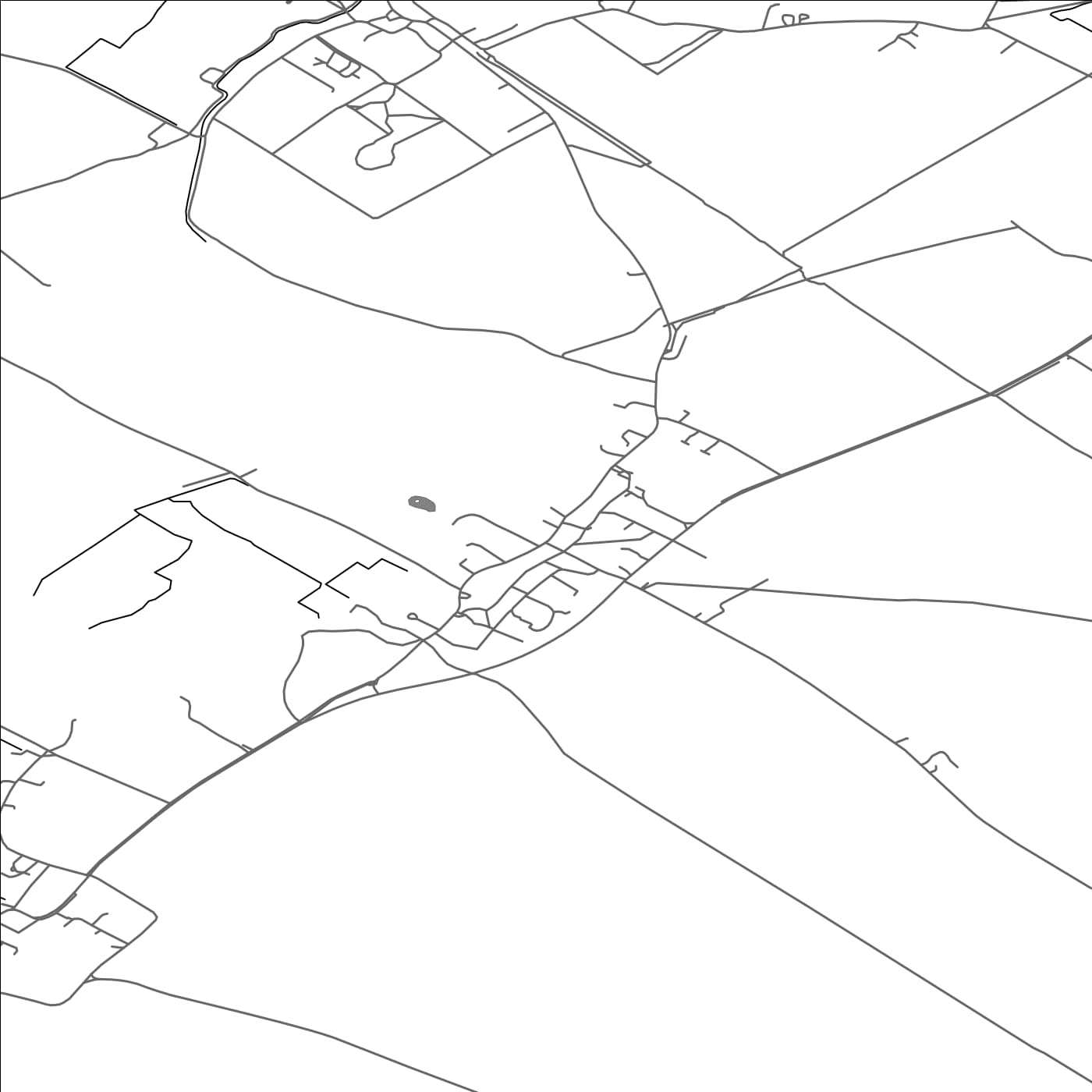 ROAD MAP OF SWAFFHAM PRIOR, UNITED KINGDOM BY MAPBAKES