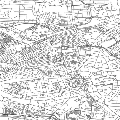 ROAD MAP OF SWINDON, UNITED KINGDOM BY MAPBAKES