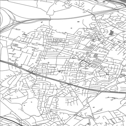 ROAD MAP OF SWINTON, UNITED KINGDOM BY MAPBAKES