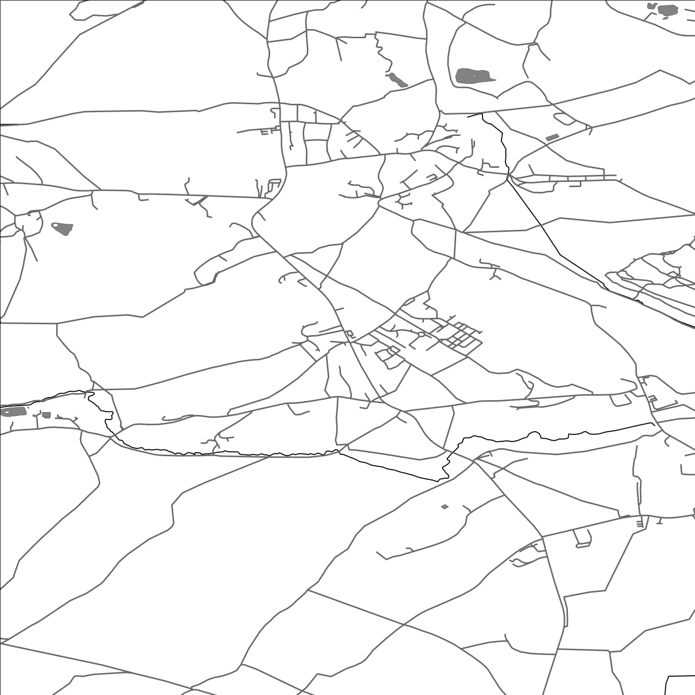 ROAD MAP OF TEMPLE CLOUD WITH CAMELEY, UNITED KINGDOM BY MAPBAKES