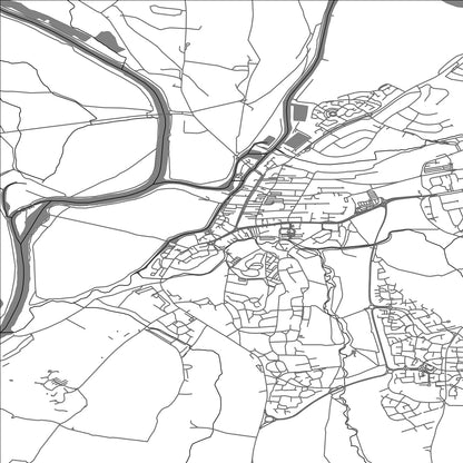 ROAD MAP OF TEWKESBURY, UNITED KINGDOM BY MAPBAKES