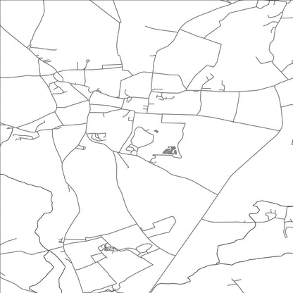 ROAD MAP OF THE CHARLTONS, UNITED KINGDOM BY MAPBAKES