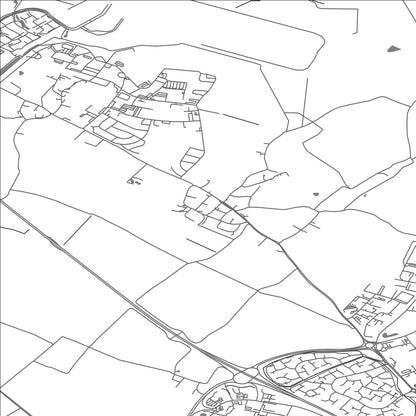 ROAD MAP OF THE STUKELEYS, UNITED KINGDOM BY MAPBAKES