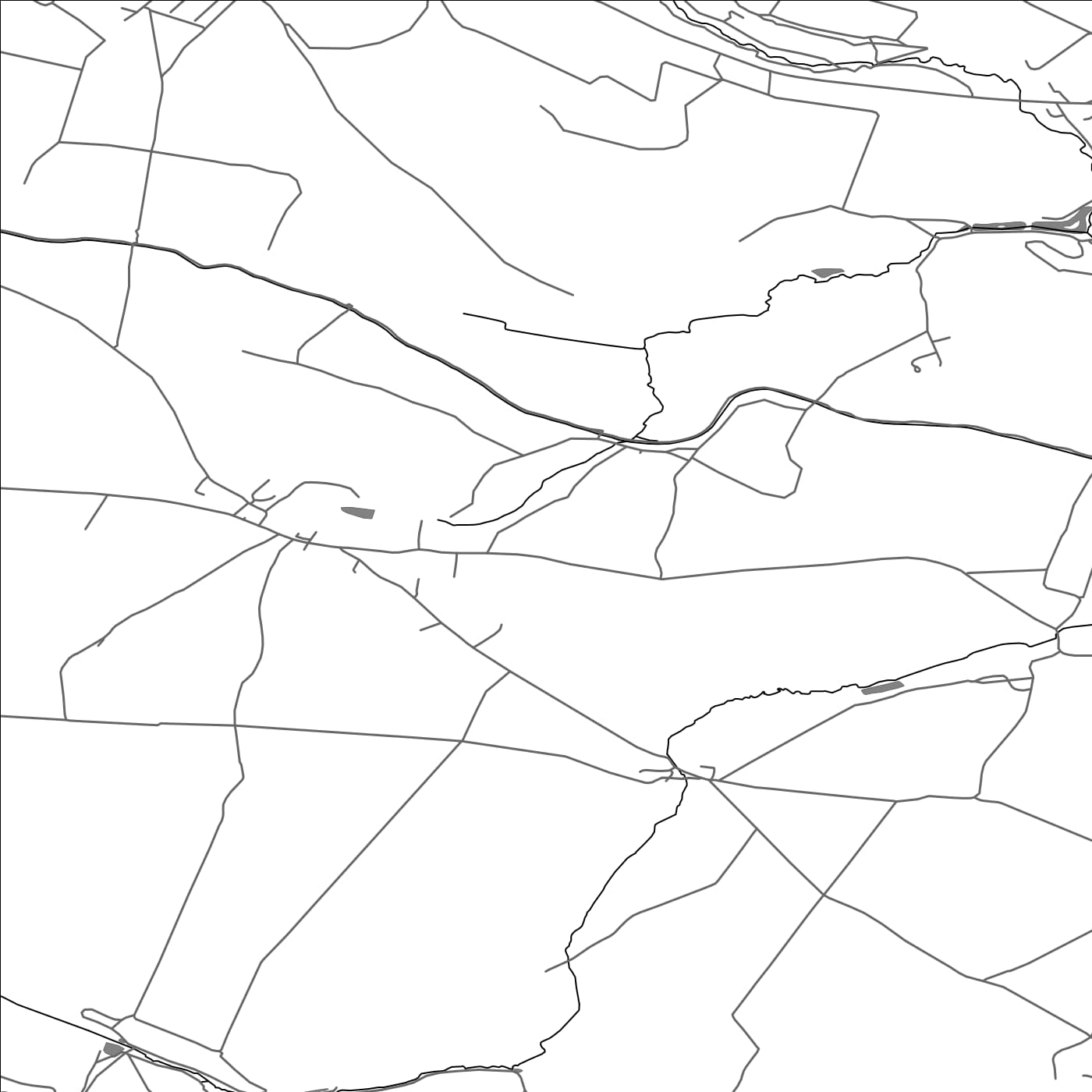 ROAD MAP OF THORPE SALVIN, UNITED KINGDOM BY MAPBAKES