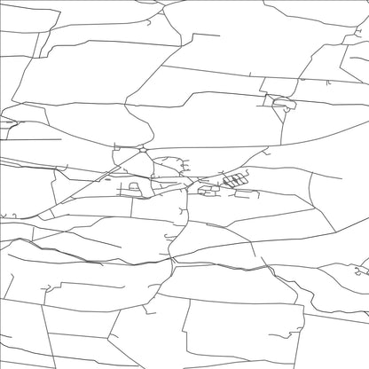 ROAD MAP OF THURSBY, UNITED KINGDOM BY MAPBAKES