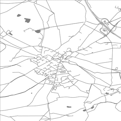 ROAD MAP OF TODDINGTON, UNITED KINGDOM BY MAPBAKES