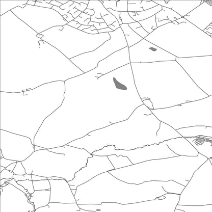 ROAD MAP OF TOFT, UNITED KINGDOM BY MAPBAKES