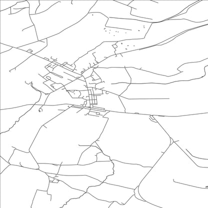 ROAD MAP OF TOW LAW, UNITED KINGDOM BY MAPBAKES