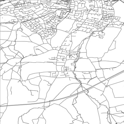 ROAD MAP OF TRULL, UNITED KINGDOM BY MAPBAKES