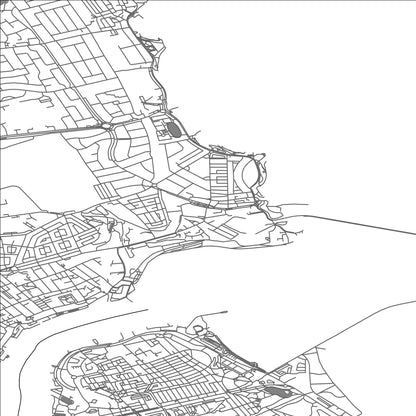 ROAD MAP OF TYNEMOUTH, UNITED KINGDOM BY MAPBAKES