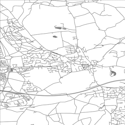 ROAD MAP OF UP HOLLAND, UNITED KINGDOM BY MAPBAKES