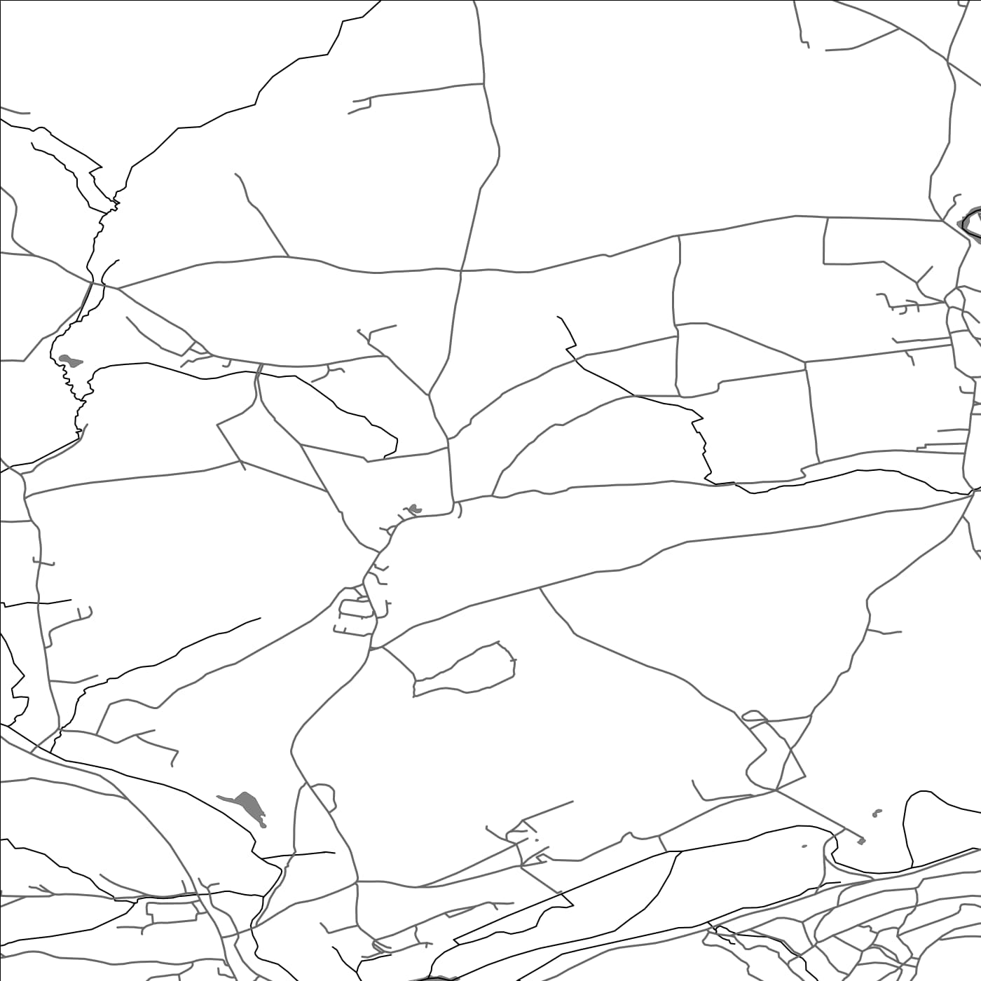 ROAD MAP OF UPTON, UNITED KINGDOM BY MAPBAKES