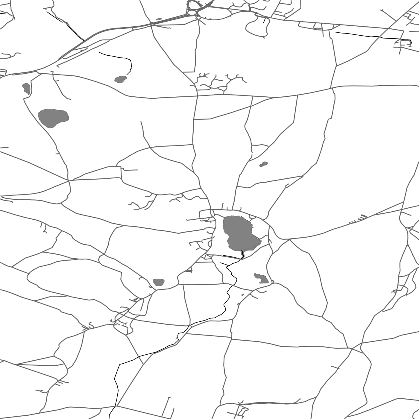 ROAD MAP OF URSWICK, UNITED KINGDOM BY MAPBAKES