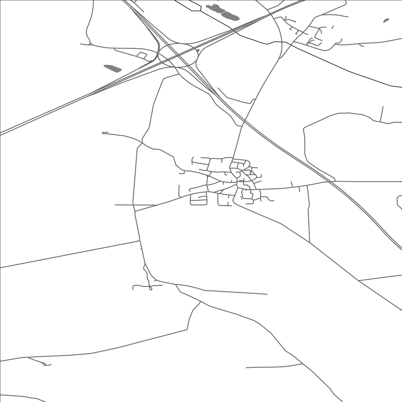 ROAD MAP OF WADWORTH, UNITED KINGDOM BY MAPBAKES