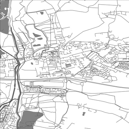 ROAD MAP OF WALTHAM ABBEY, UNITED KINGDOM BY MAPBAKES