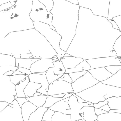 ROAD MAP OF WALTHAM ST LAWRENCE, UNITED KINGDOM BY MAPBAKES