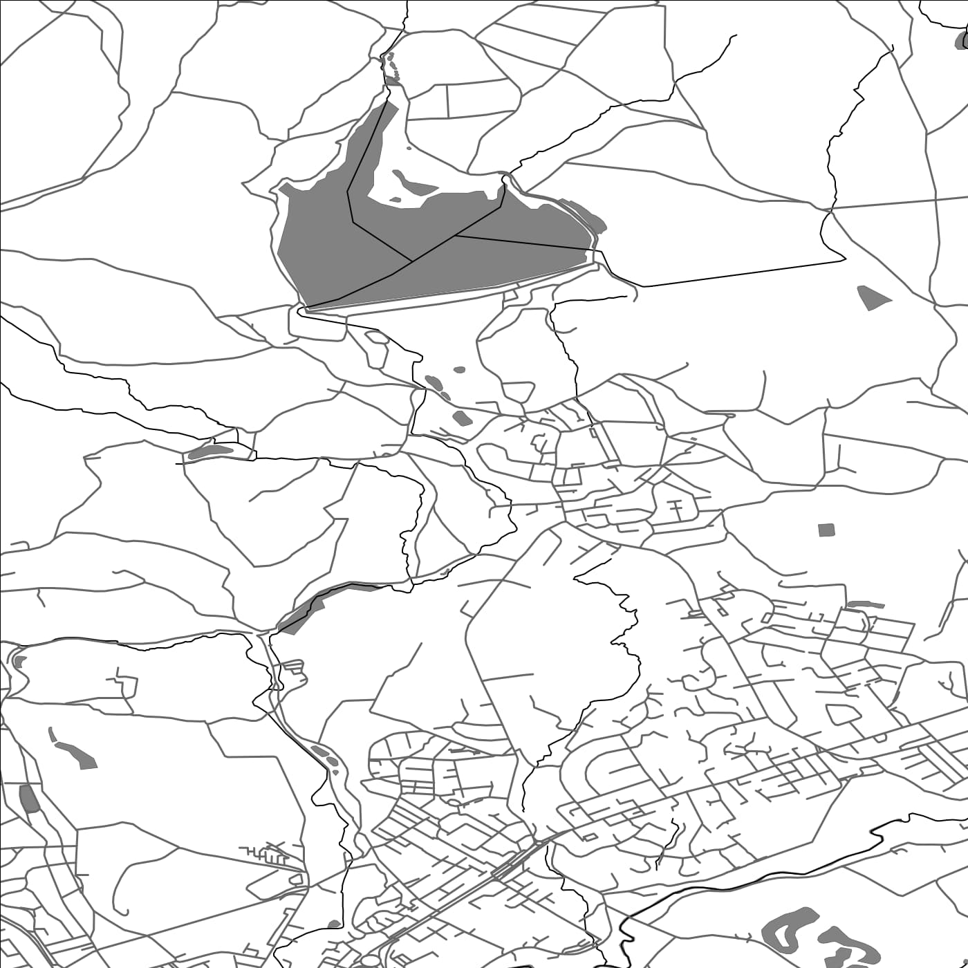 ROAD MAP OF WARDLE, UNITED KINGDOM BY MAPBAKES